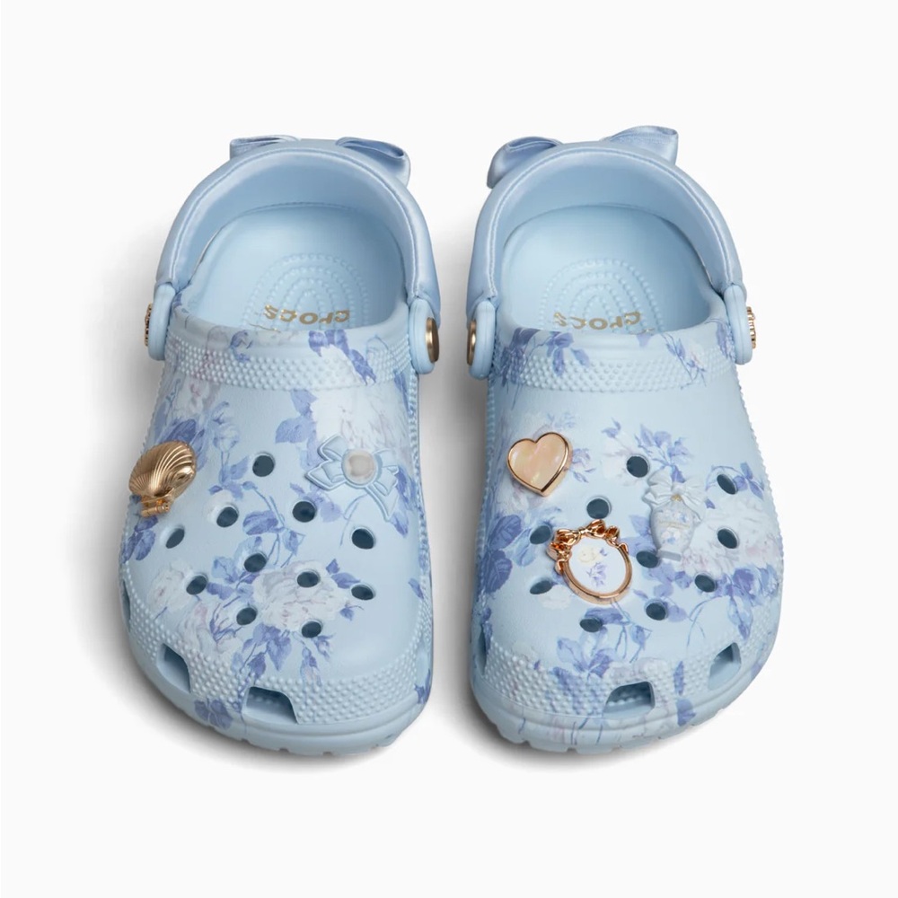 LoveShackFancy X Crocs Blue Classic Clog
